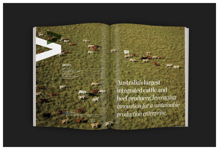 ANNUAL report agriculture print publication book Layout