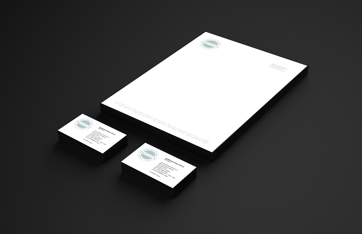 logo Papeleria paper card Presentation card stationary business card letterhead Tarjetas de Presentación Tarjetas diseño Minimalista best of design
