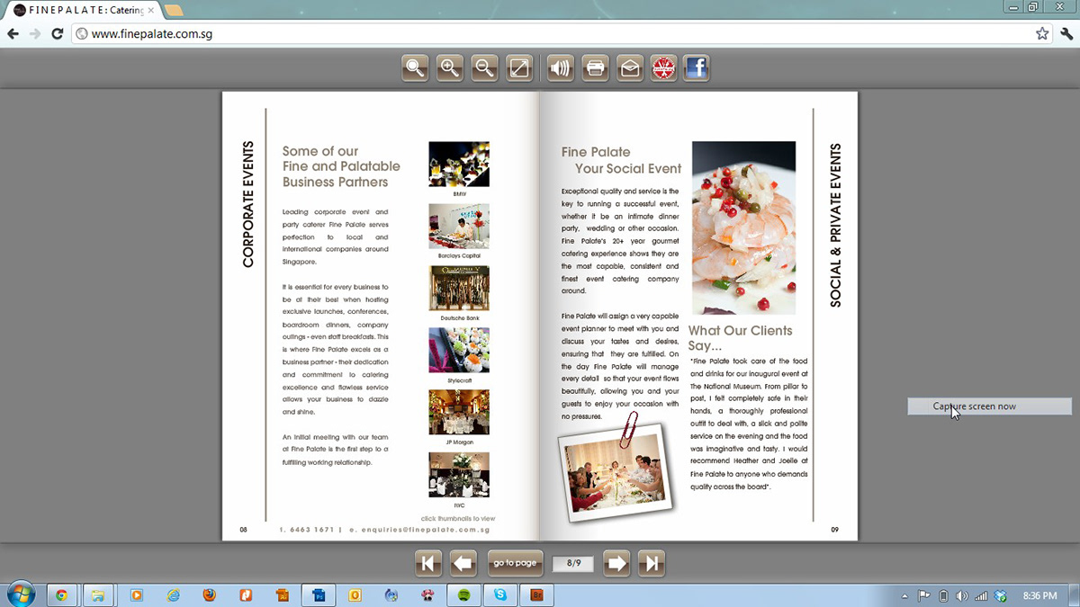 Food   gourmet luxury high-end creative Project Management