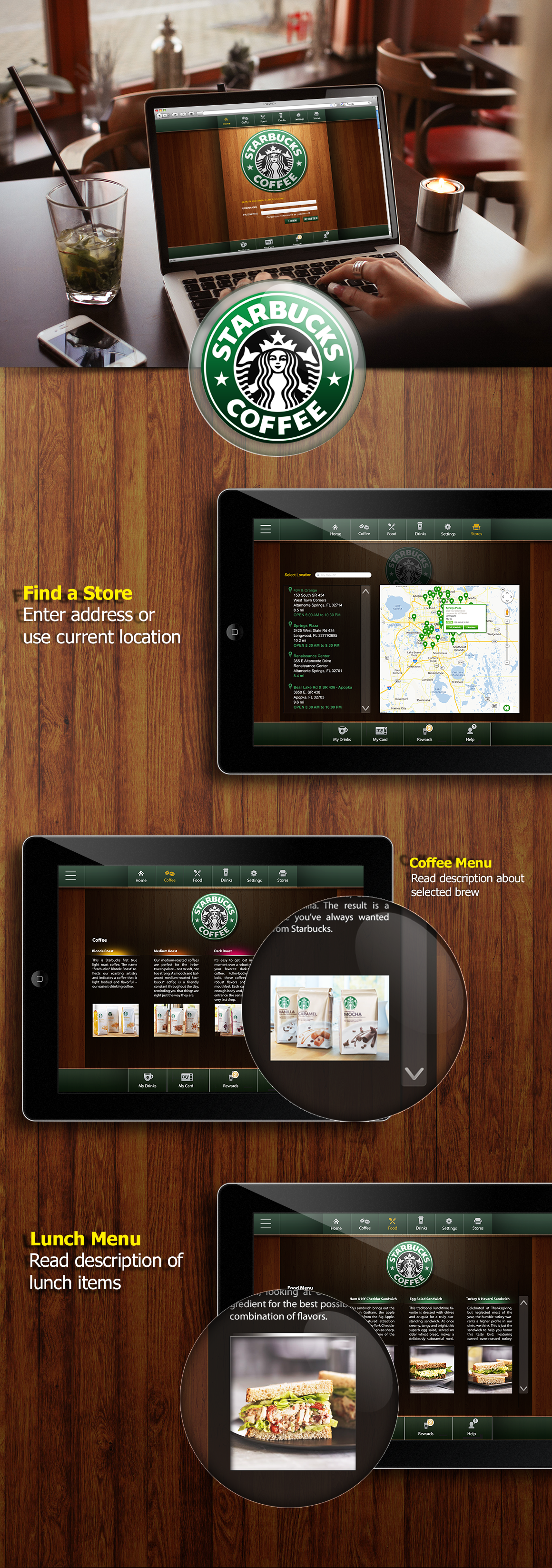 starbucks Starbucks Coffee web ui/ux 