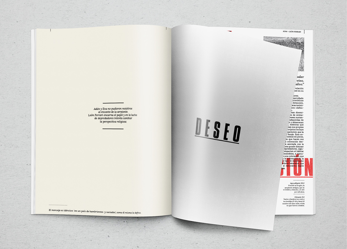 Hacedores de Mundo Gabriele editorial magazine fadu uba diseño gráfico Leon Ferrari