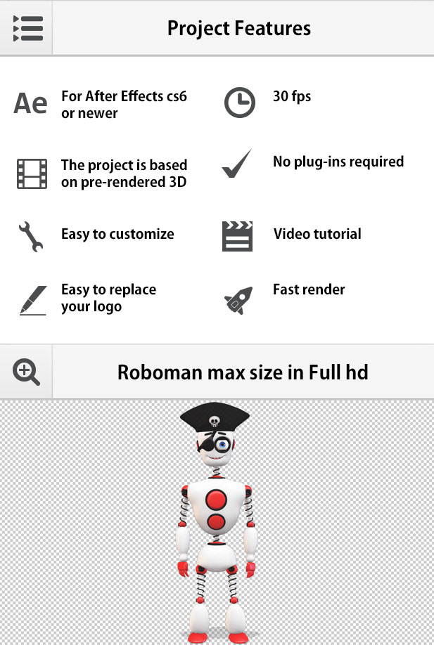 Videohive Roboman - Character Animation Kit 22586843
