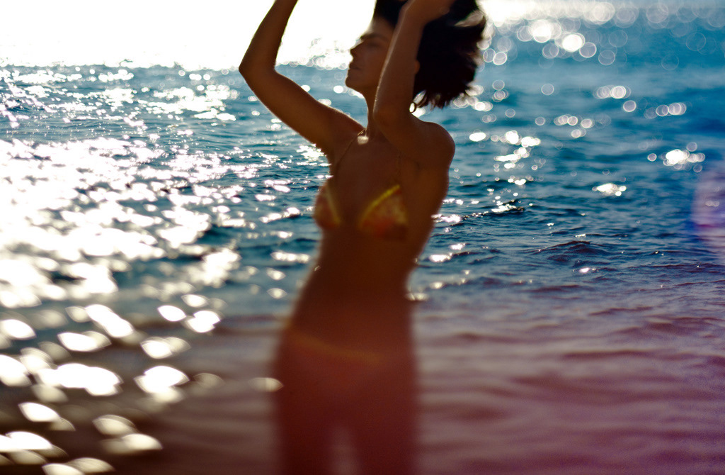 h2o water sea seaside women undewear Sun lens tilt Tilted planar lensbaby
