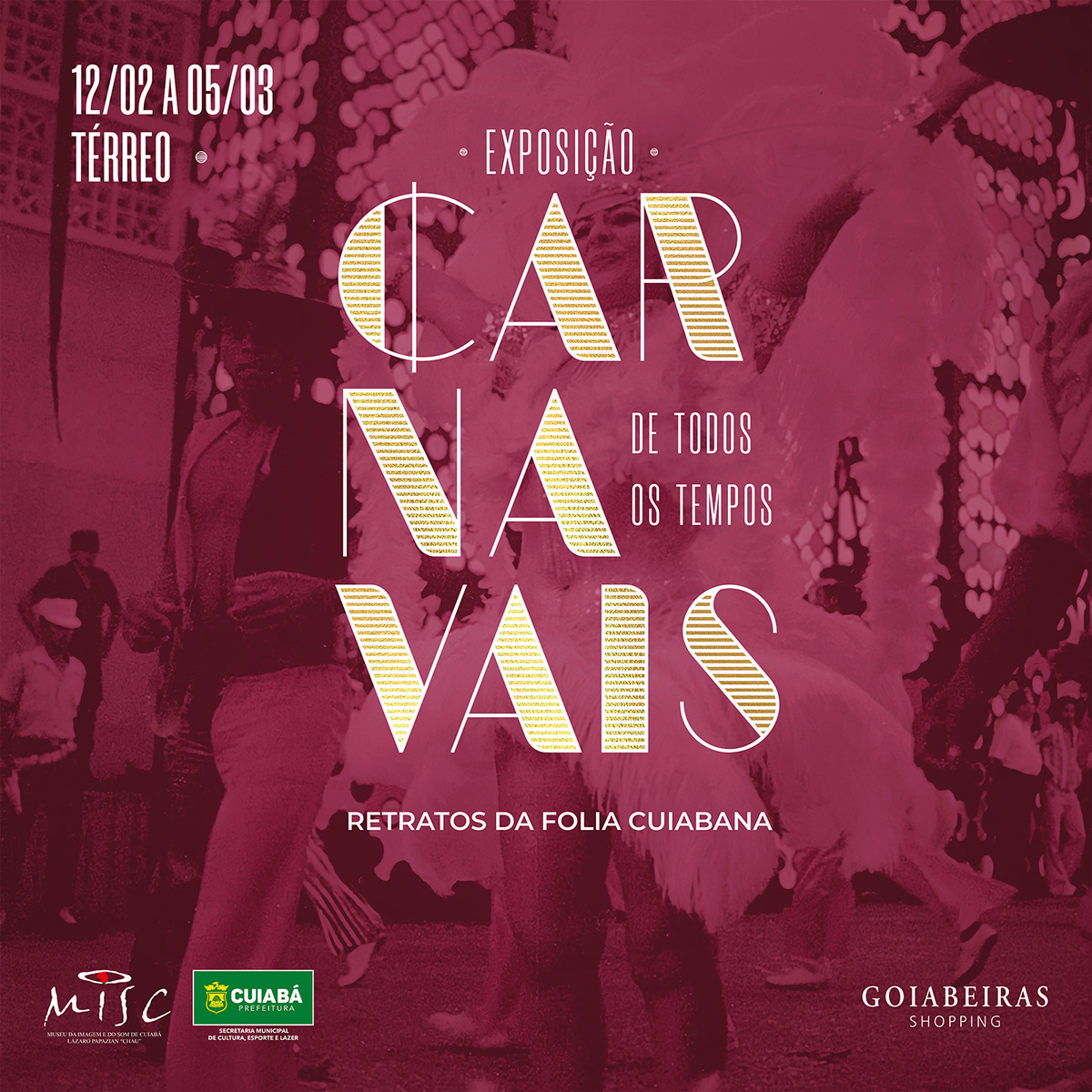 campanha Carnaval Cuiabá folia Retro
