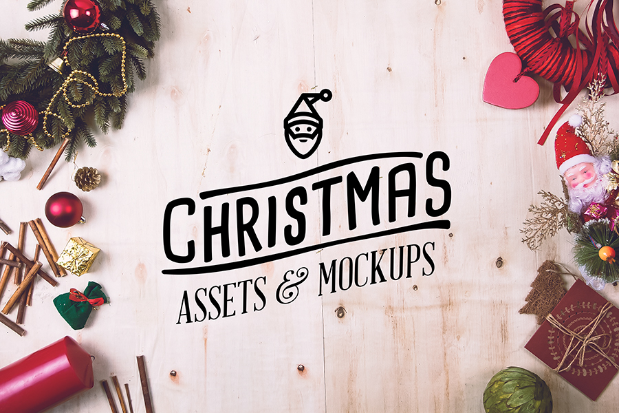 Download Christmas Assets & Mock Up Pack on Behance