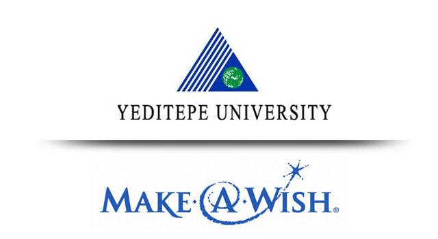 yeditepe wish blue green Health social children help foundation donation Event poster logo crowdfund