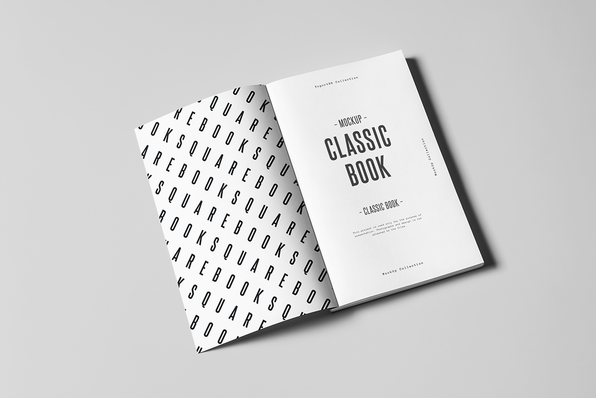 6x9 book cover mock mock-up Mockup modern octavo paper photo-realistic photorealistic present presentation presentation brochures realistic