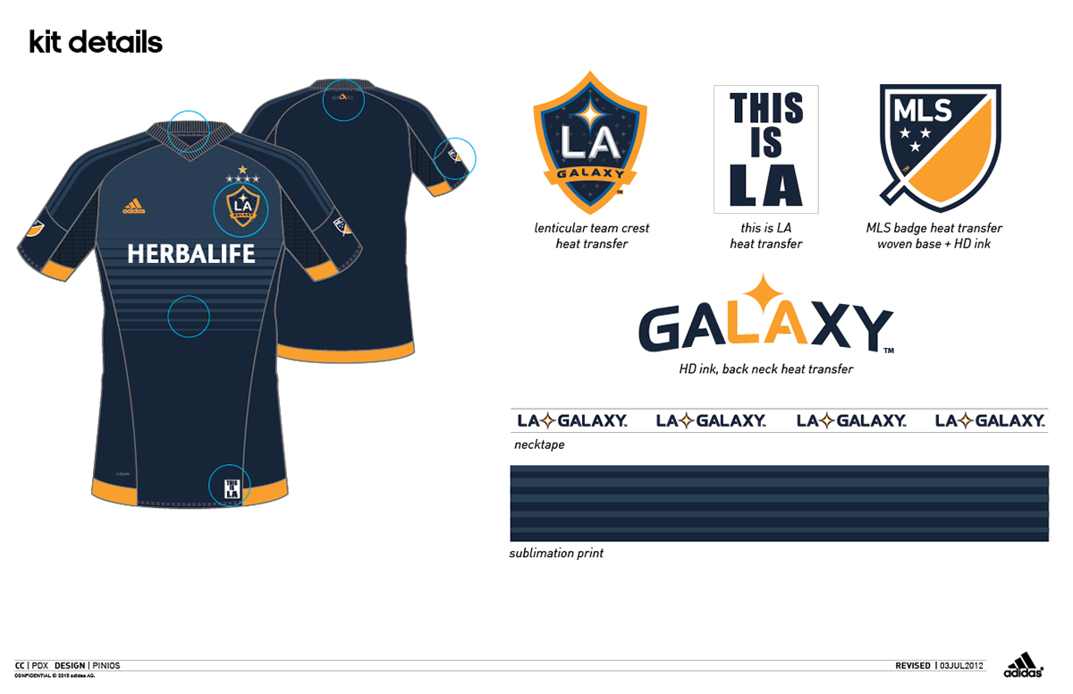 Major League Soccer soccer la galaxy soccer uniforms Blue On Blue adidas