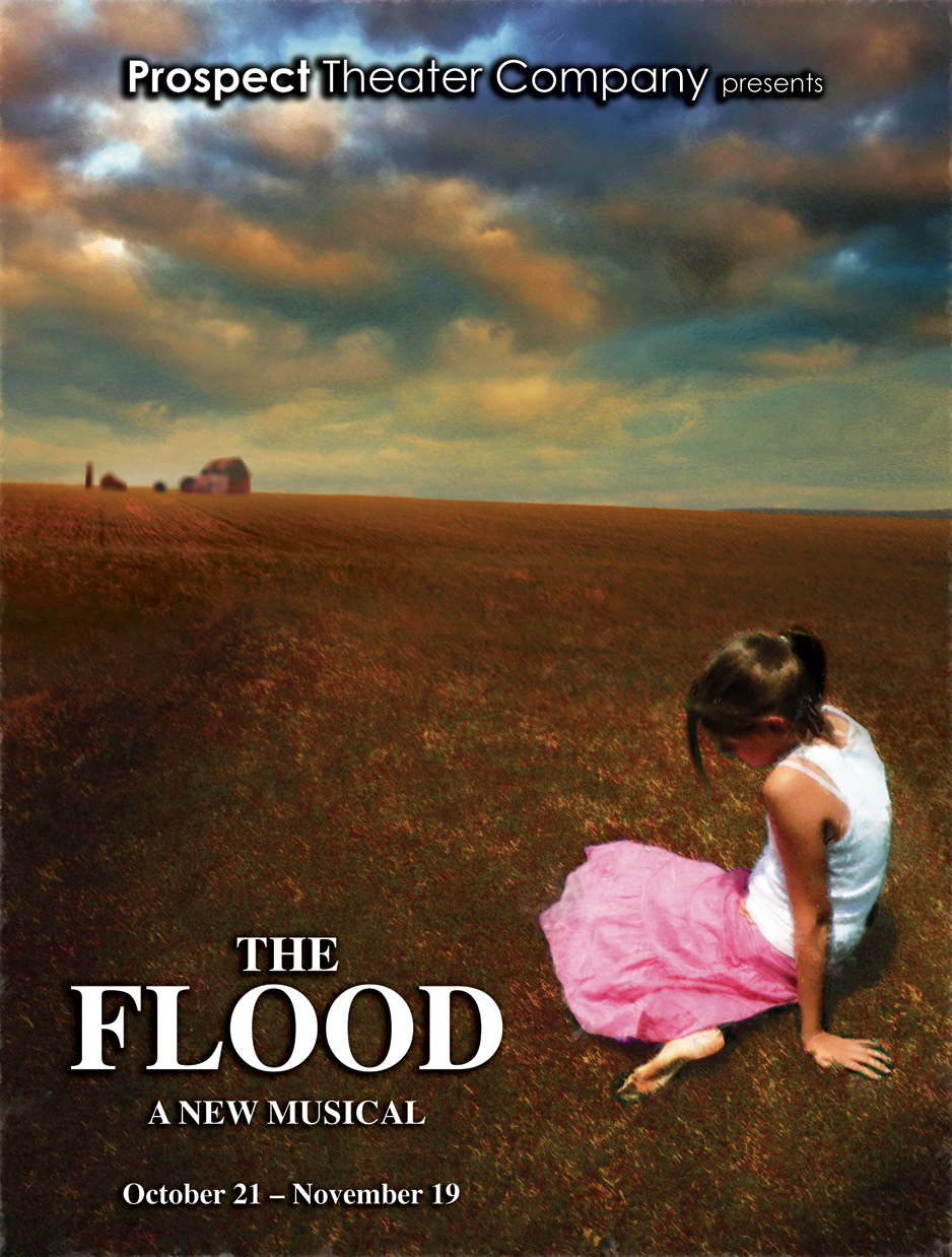 plains flood girl storm farm