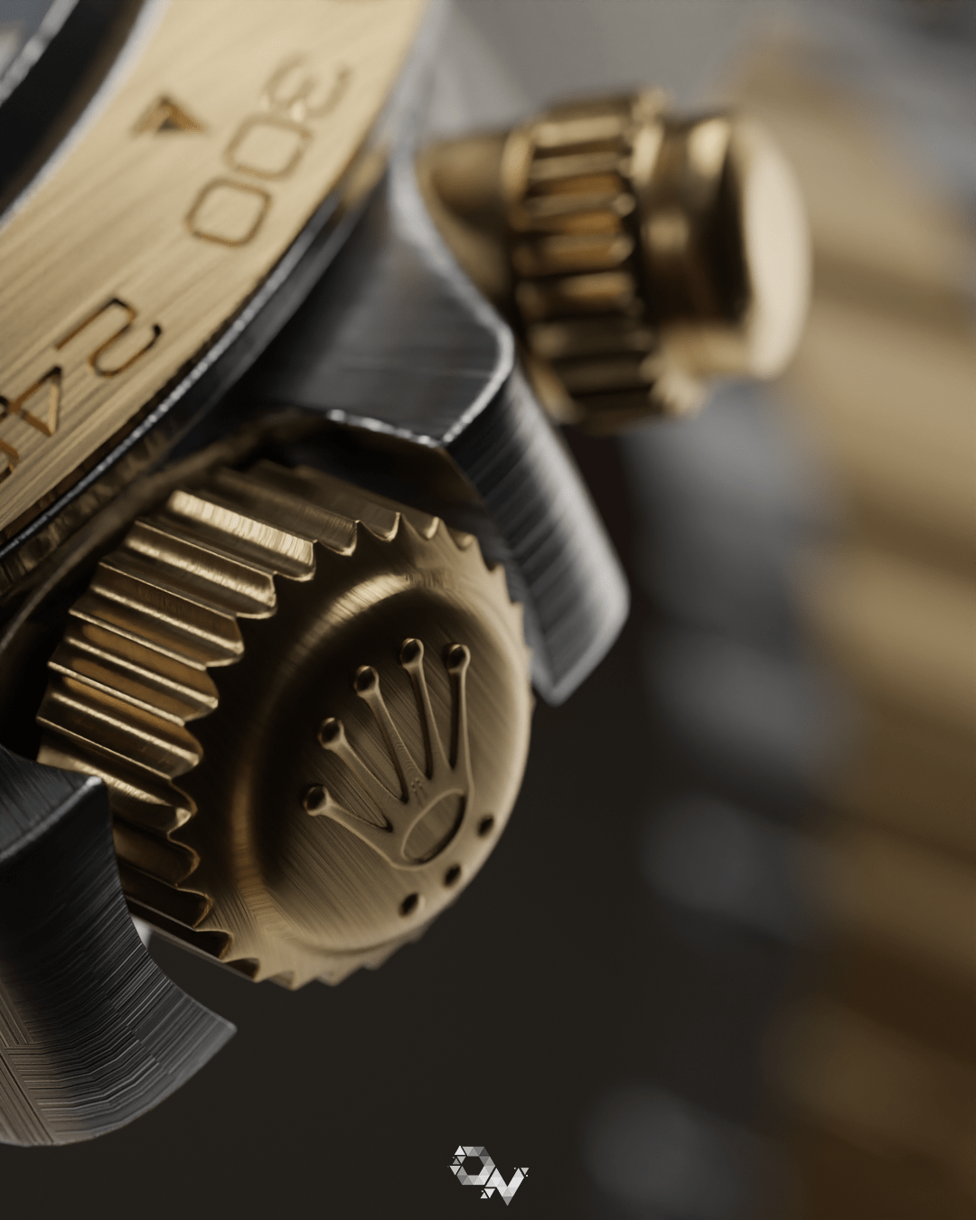 3D blender CGI cycles modern product Render rolex visualization watch