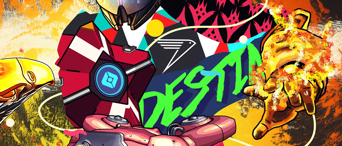 destiny Bungie art fan Titan sunbreaker BUNGIEDAYCONTEST game Ps4 xbox