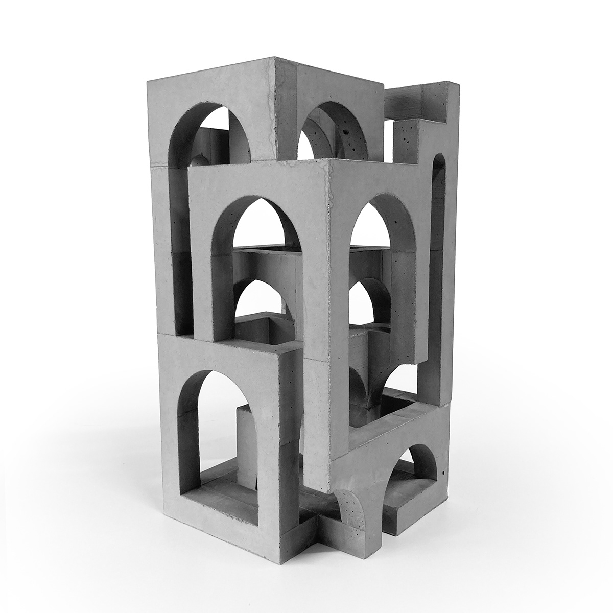 3D Arc arches architecture artwork Brutalism Brutalist chirico model sculpture