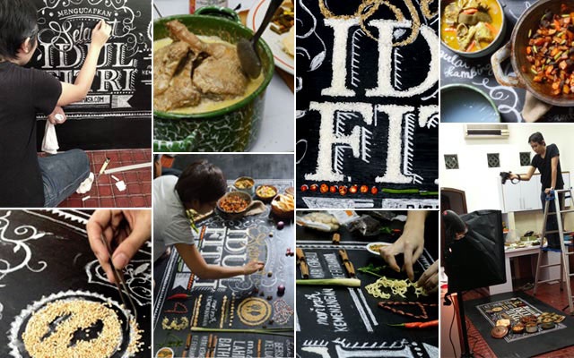 food typography Eid