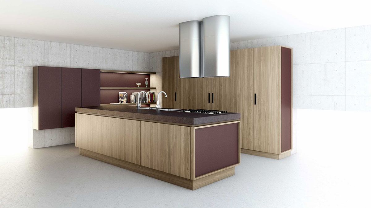 3D 3dmax interiordesign Interior kitchen design cesar rendering Render furniture