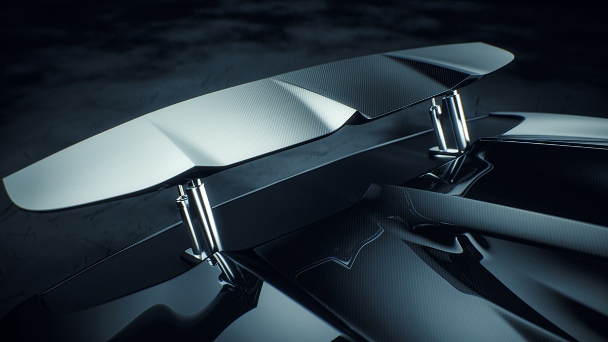 3D automotive   bugatti car CGI cinema4d color luxury octane Photography 