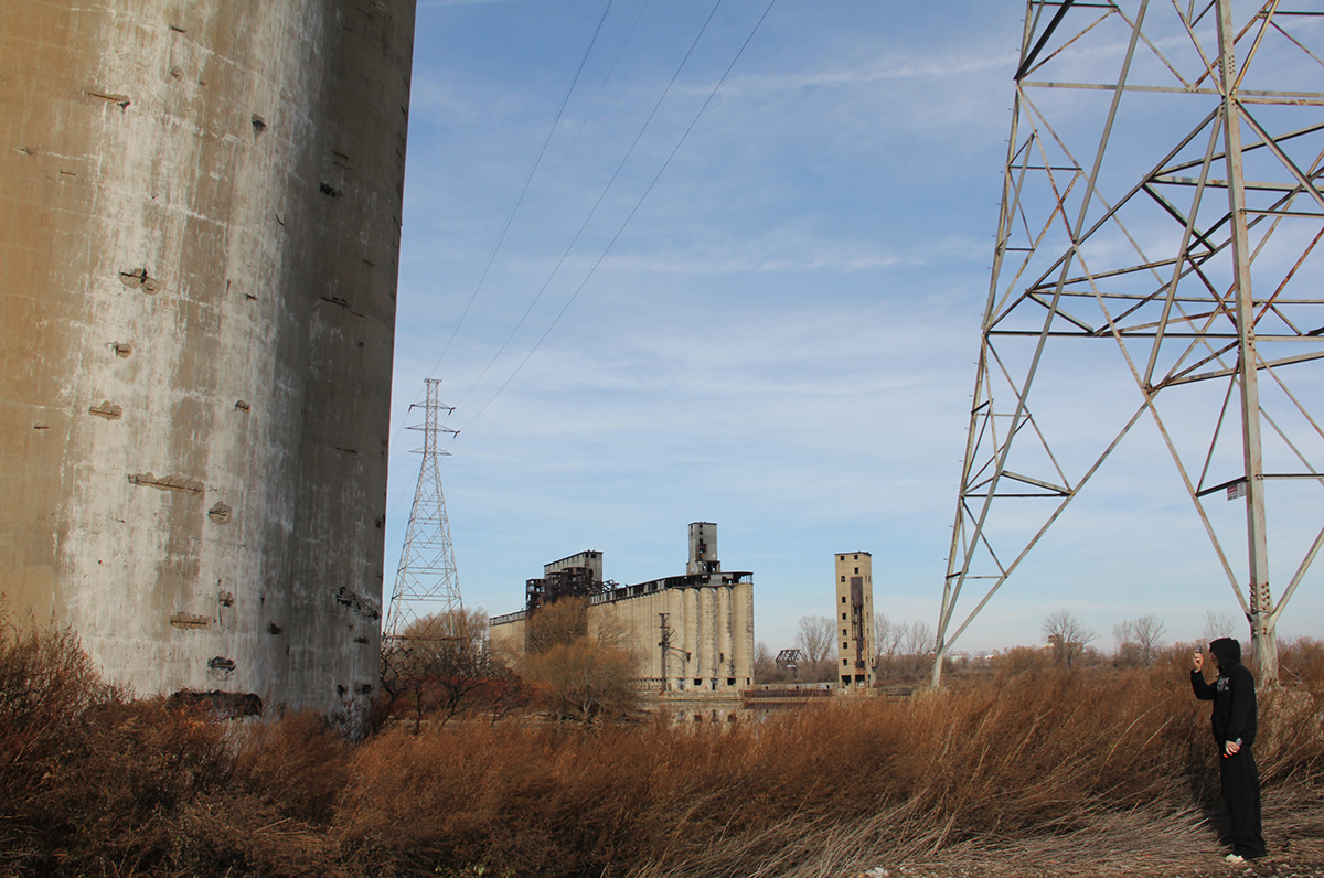 Buffalo New York grain elevator industrial postindustrial rust belt abandoned decay