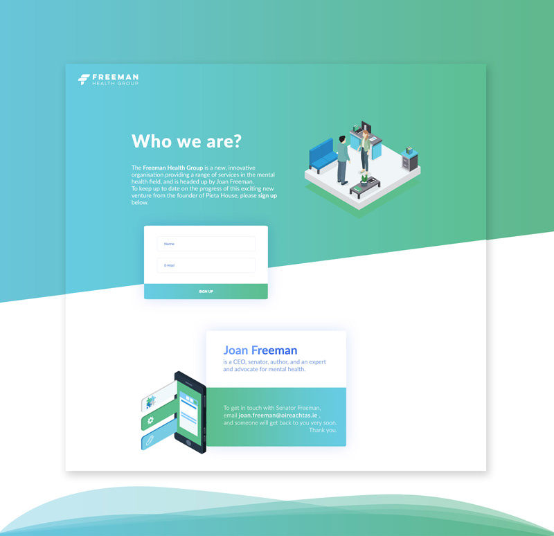 UI ux landing Web Website design app Health graphic