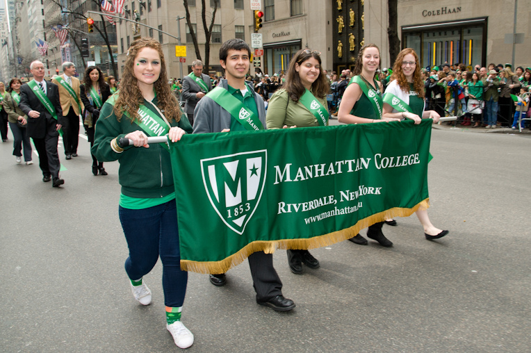 Manhattan College College  website college logo identity
