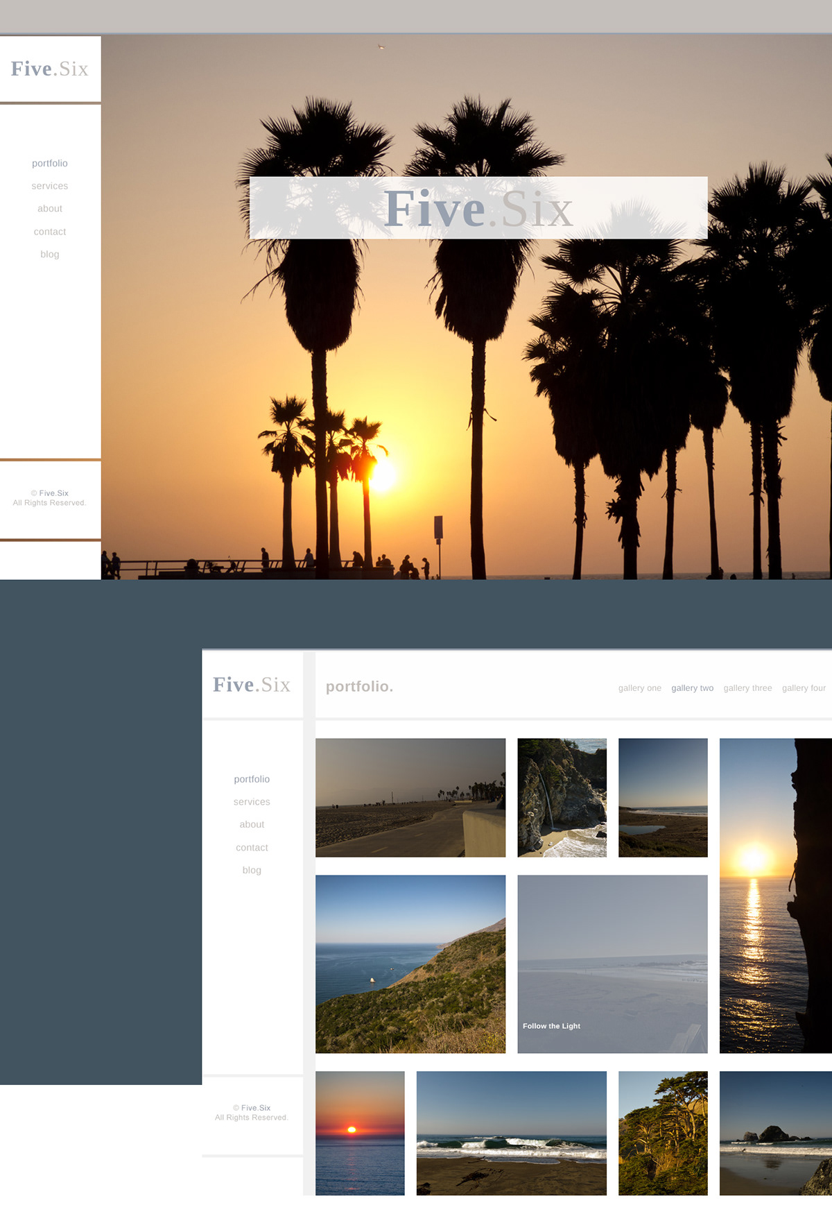 Adobe Portfolio visual design flat brand identity Web Design  wordpress