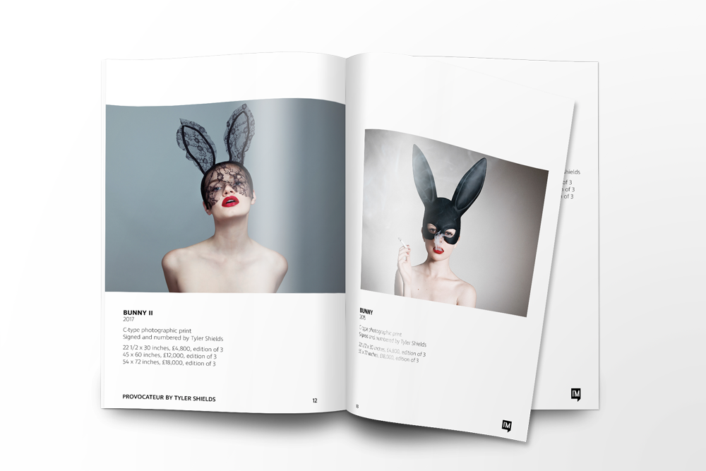 Adobe Portfolio print typography   Photography  gallery art type Catalogue brochure design
