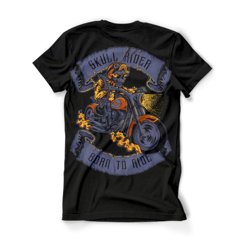 skull rider ride Bike biker Motor motorcycle tees t-shirt shirt cloth Clothing apparel caferacer sale