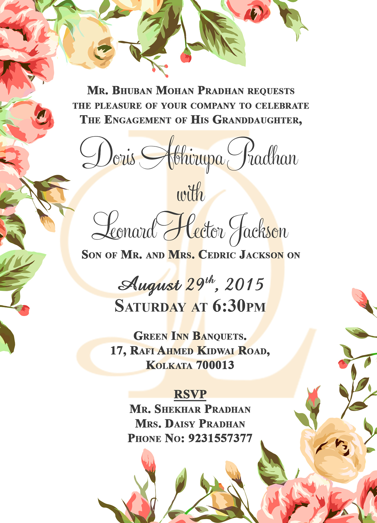 Invitation wedding