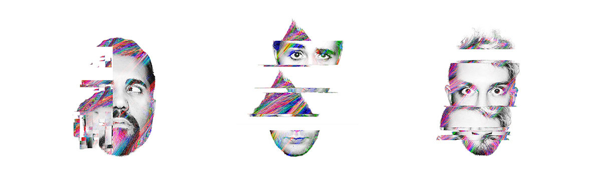 cover Album digitalartwork Glitch pixel band visual identity strategy facebook social web site