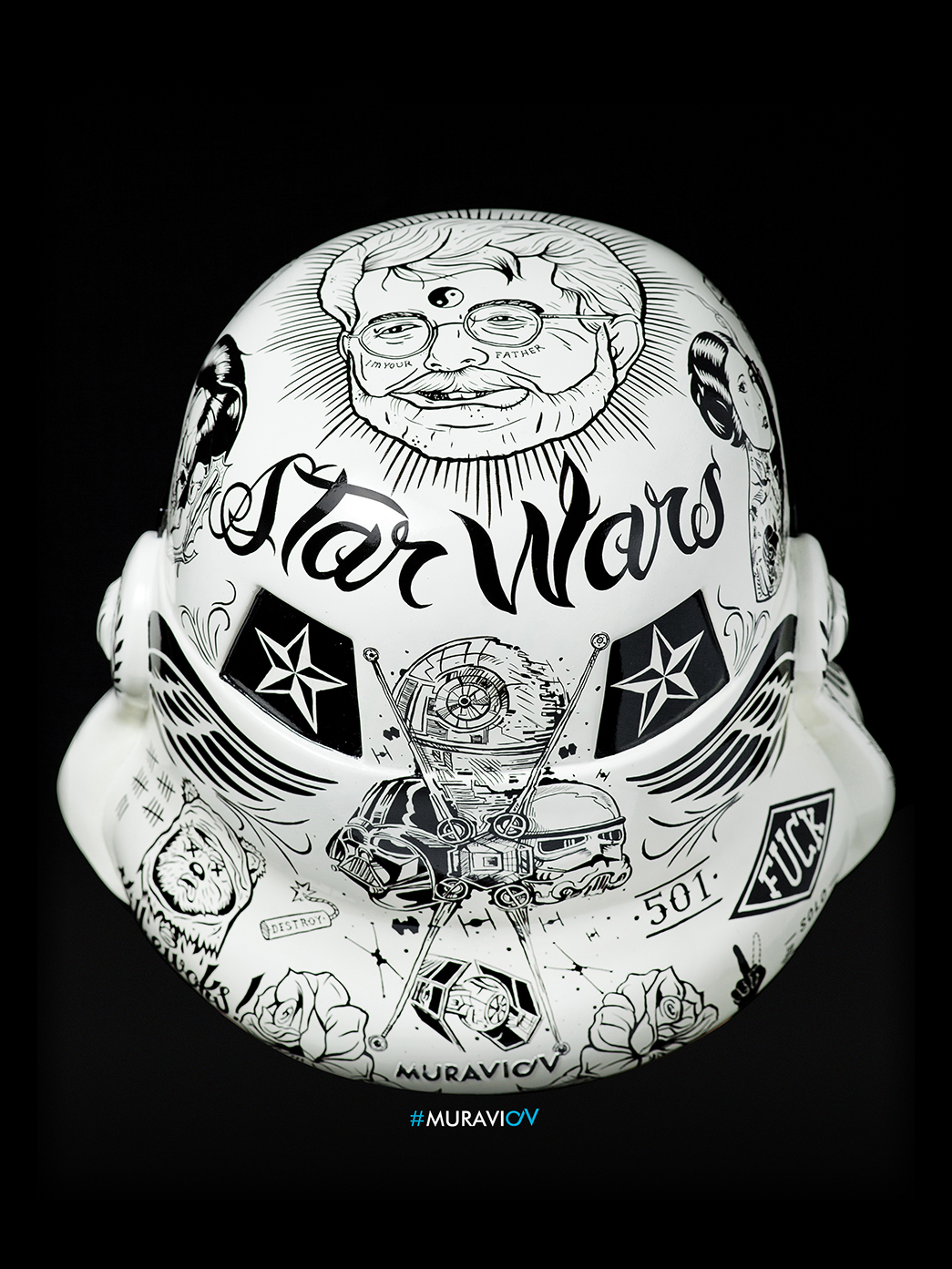 Муравьев studio_oV Дарт Вейдер штурмовика звездные войны шлем ручной работы   герой marvelcomics супергероев georgelucas