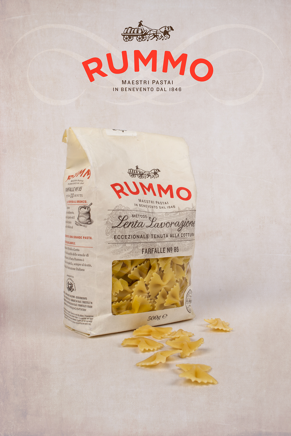 Design Graphic Photography  art direction  rummo Pasta vintage rustic
