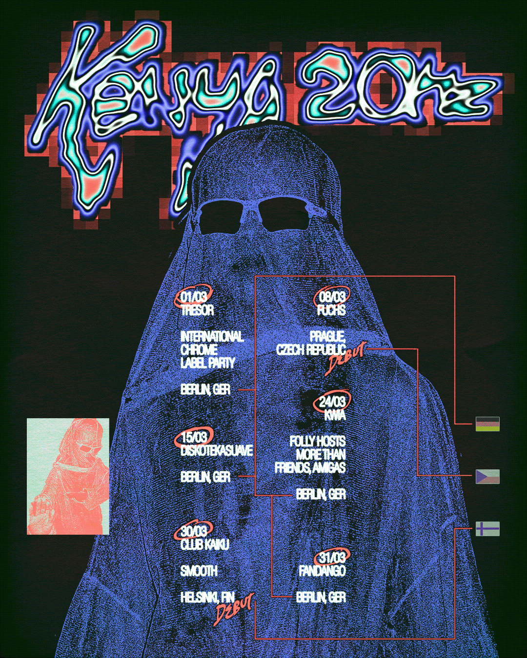 poster flyer artwork lettering electronic music dj music graphics punk