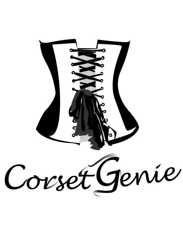 Logo Design Corset Genie  corset genie