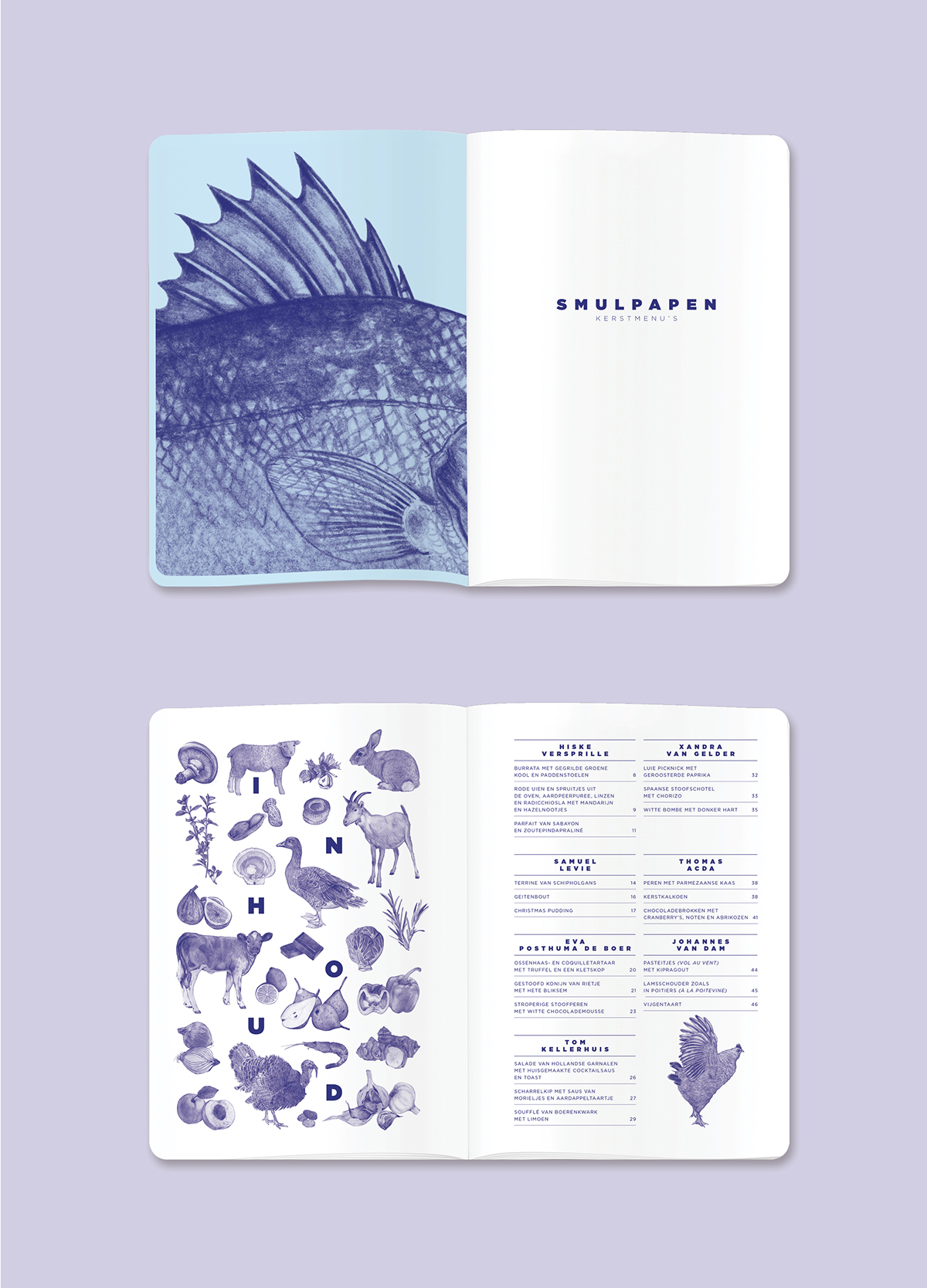 PAROOL recipes illustrations book book cover bookmark branding  card envelope print