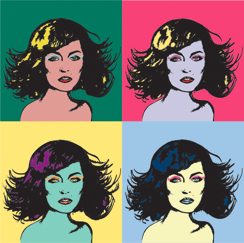 Andy Warhol illustrazione illustratore arte digital