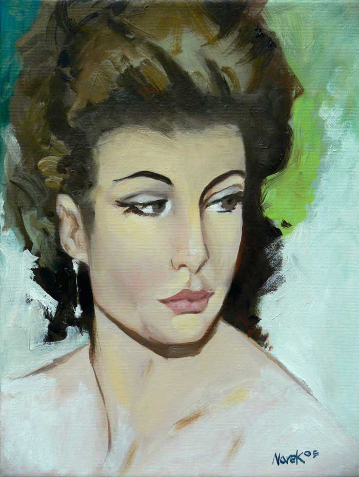 oil paint  painting  WOMAN  fine art