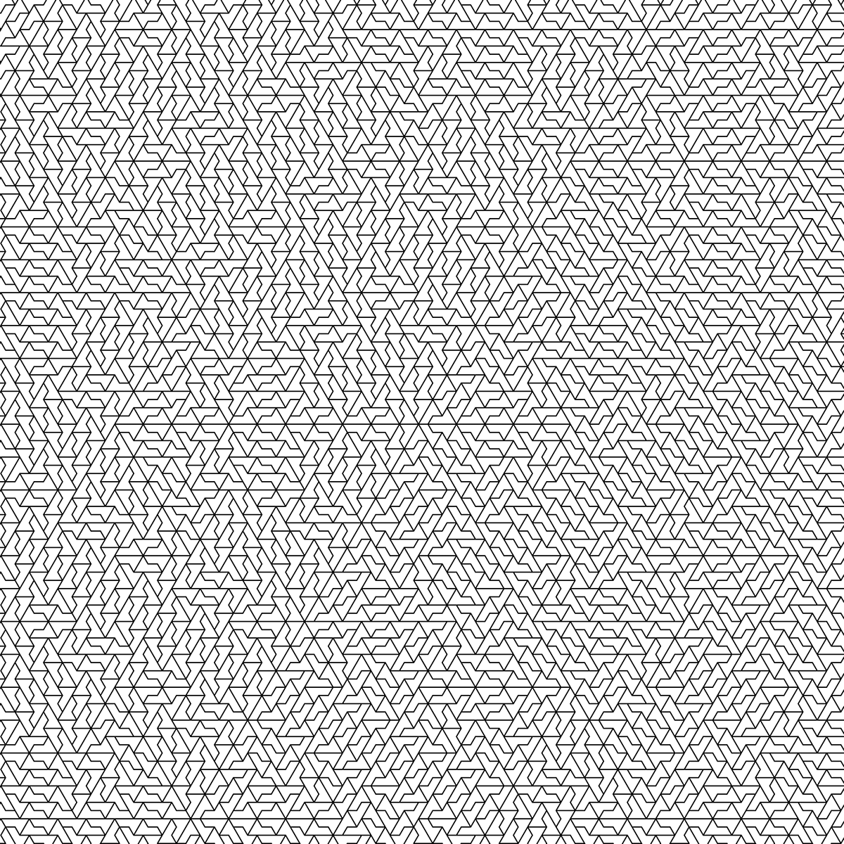 abstract algorithmic generative geometric geometry math mathematics pattern Procedural Tiling