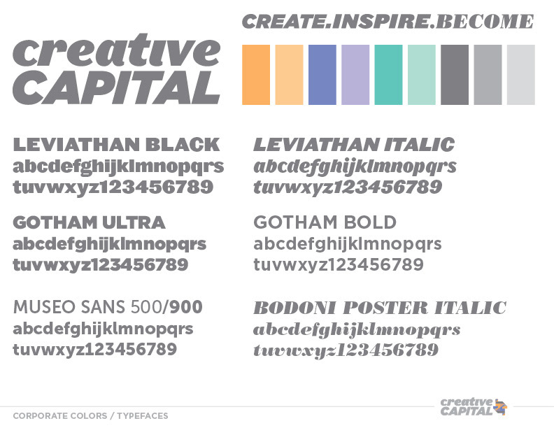 creative  capital design  Artistic expressive  new york identity concept communication interactive