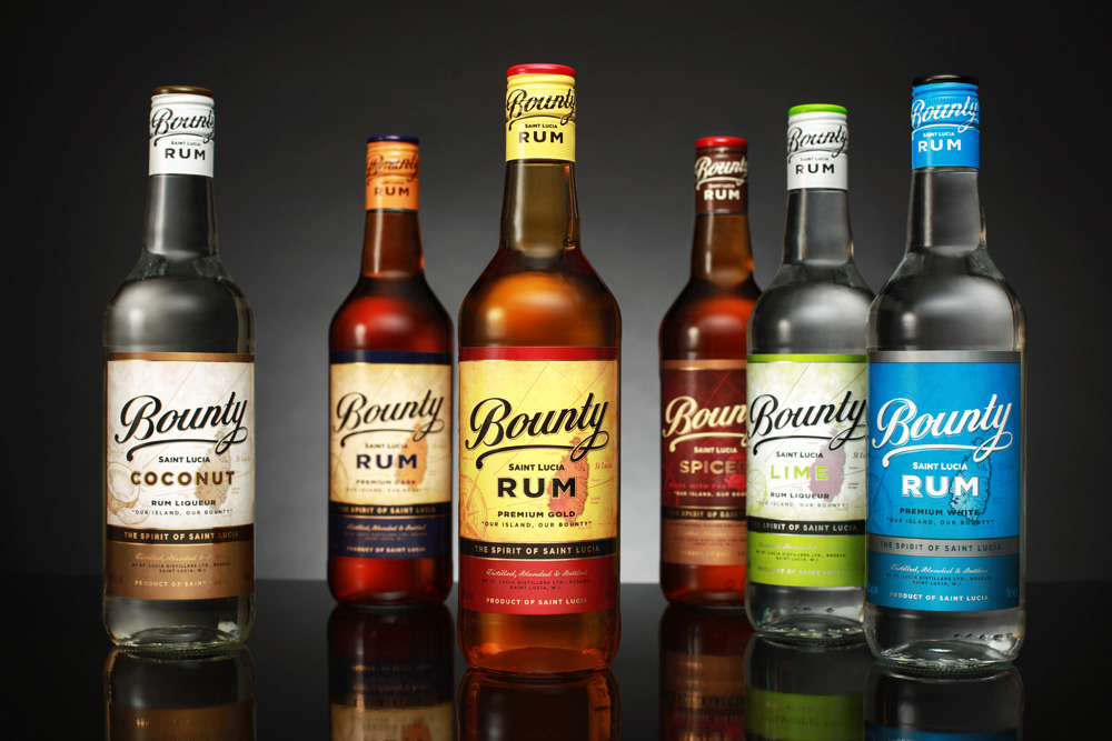 Rum bounty Saint Lucia Island Linea spirits valley RHUM.