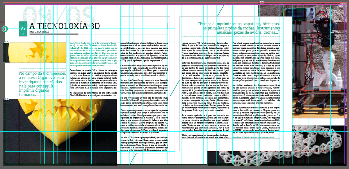 diseño gráfico revista Diseño editorial anuario dolmilquince Química experimentación EASD Antonio Faílde Failde laboratorio creatividad