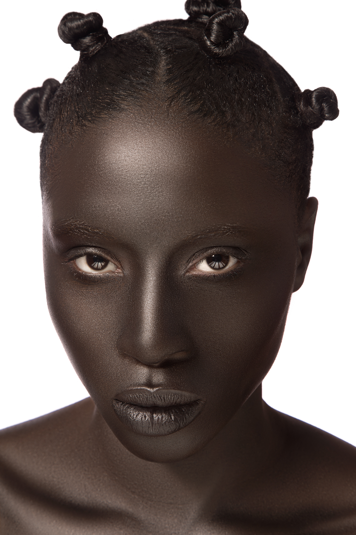 beauty headshot model Black Skin