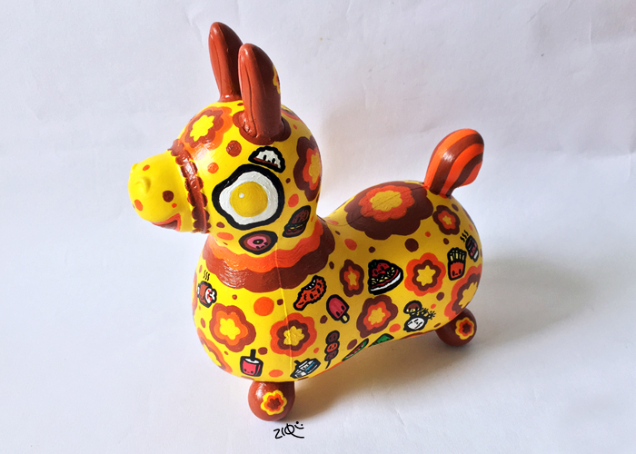 rody Ziqi QiQi Monster Little monsterlittle cute toy custom toy Food  cafe caffe horse monster yummy