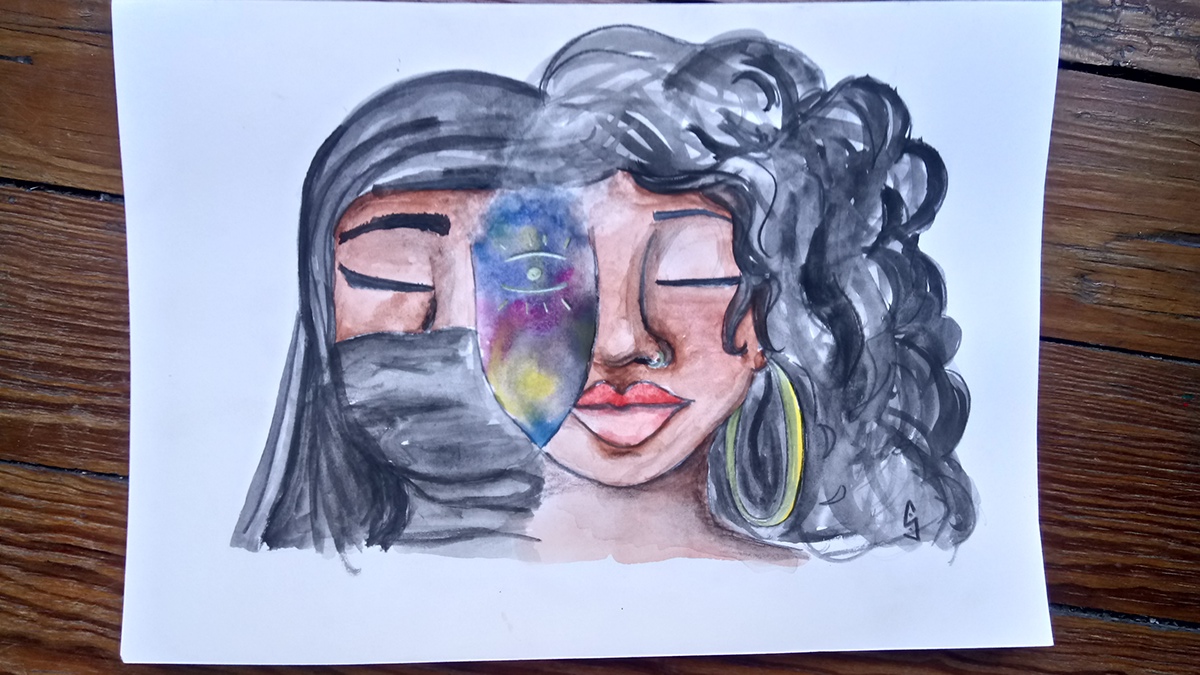 Negritud watercolor negritas acuarelas personalproject