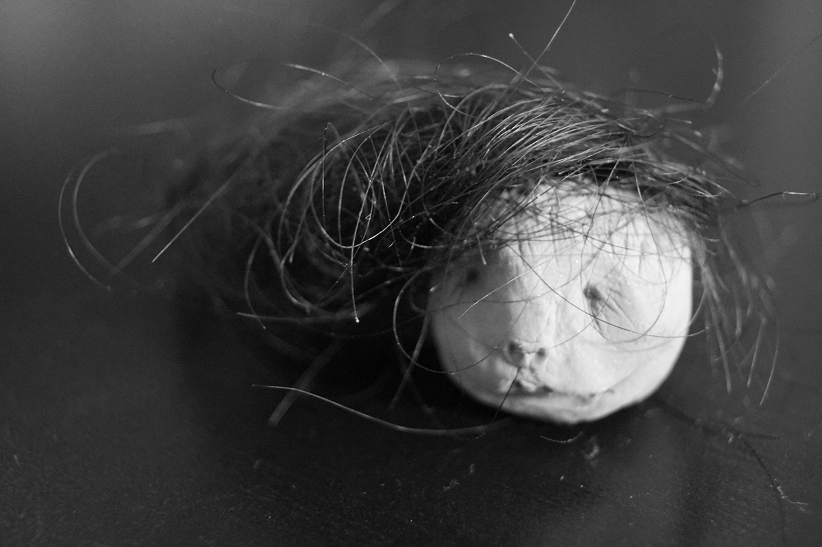 modell Ton lehm terra kopf Kafa model head sac hair