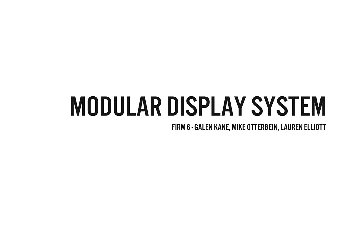 retail display modular