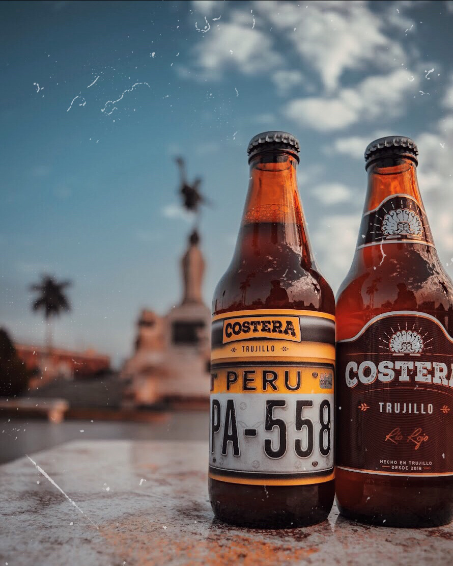 César Vallejo etiqueta beer santiago de chuco Costera cervecería costera