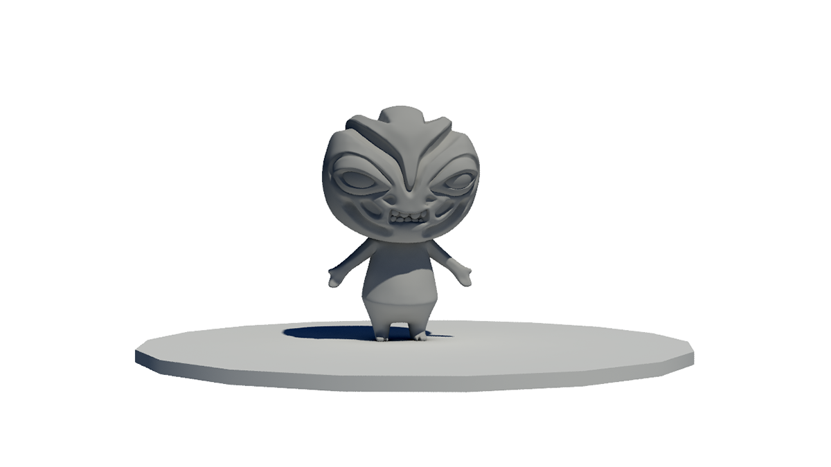 Tiki 3d modeling Character Zbrush 3ds max
