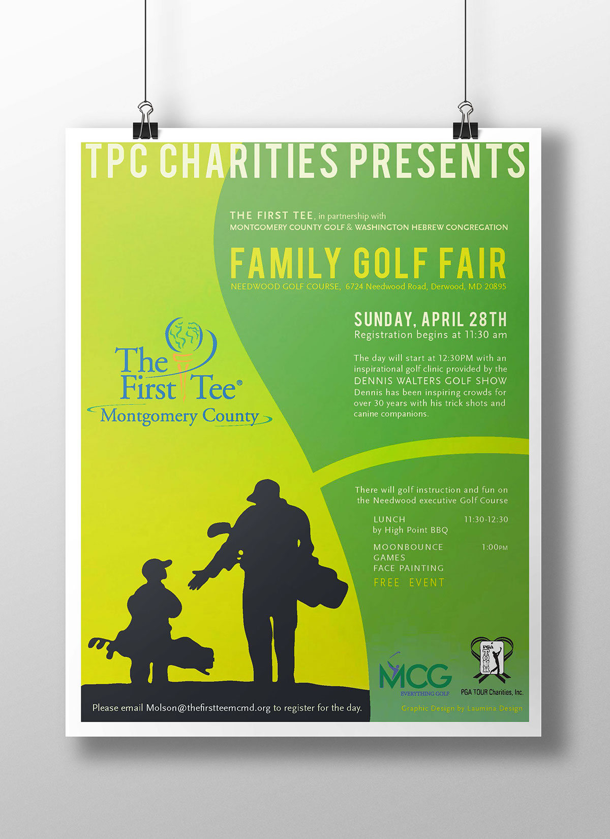 charity flyer golf children