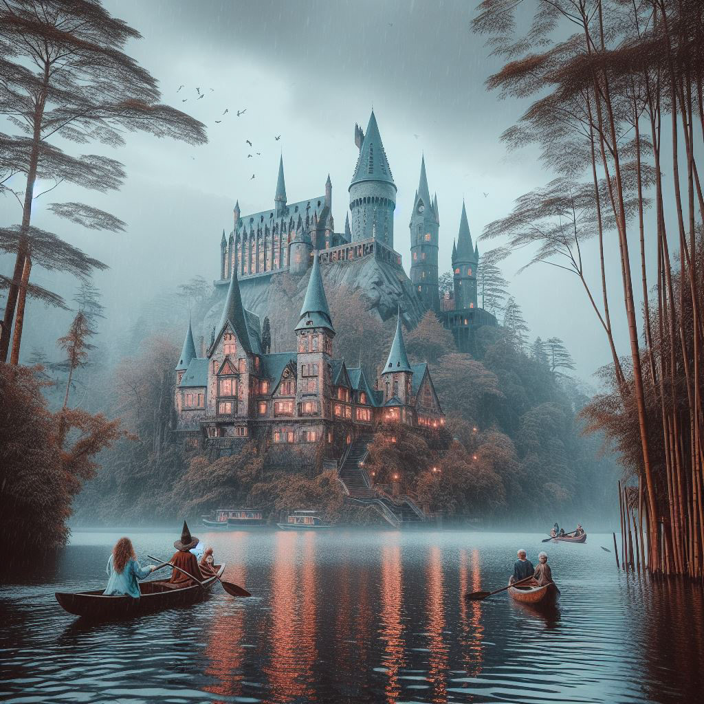 Castle fantasy concept art harry potter Hogwarts Magic   witch Digital Art  dumbledore voldemort