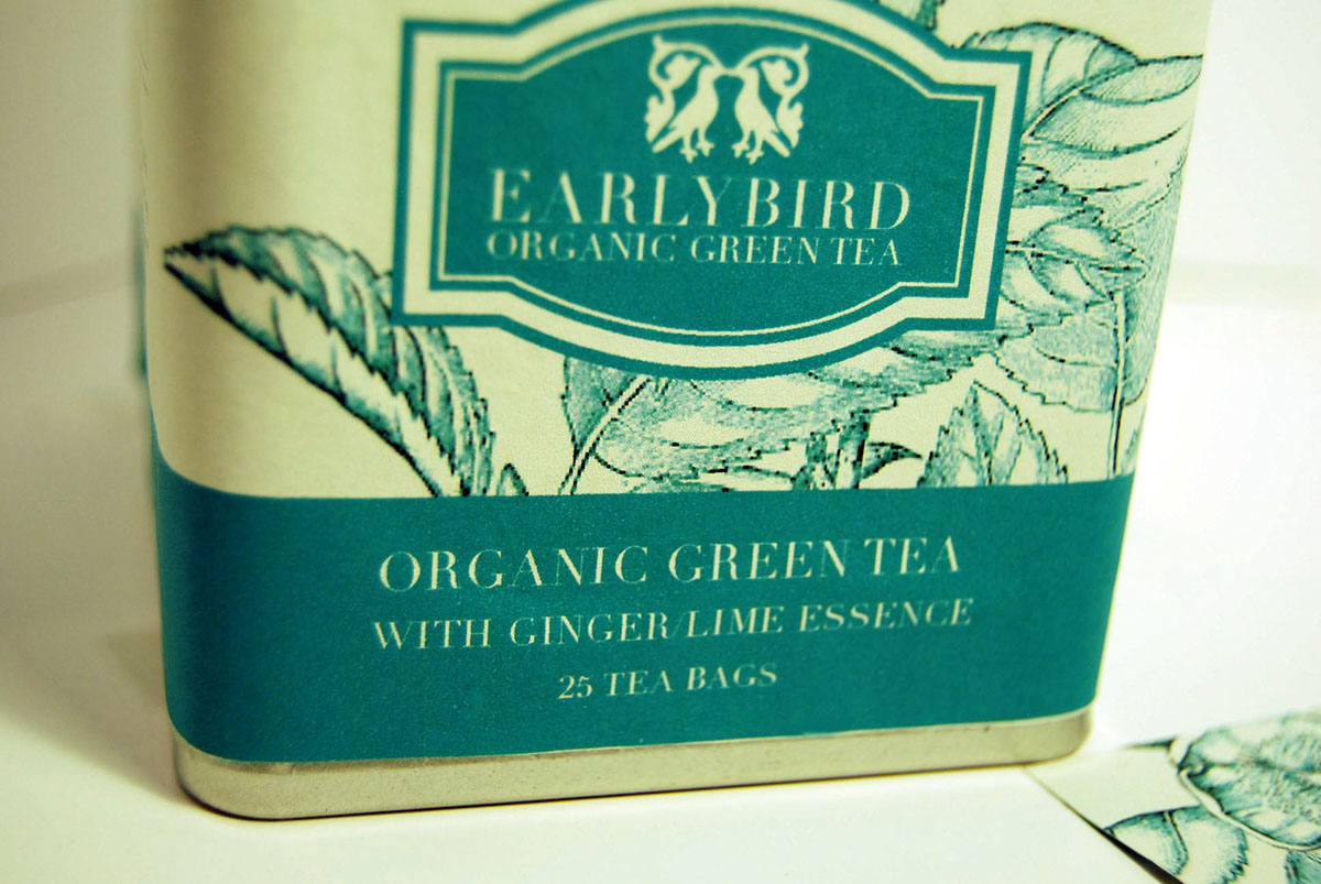 packaging tea Retro