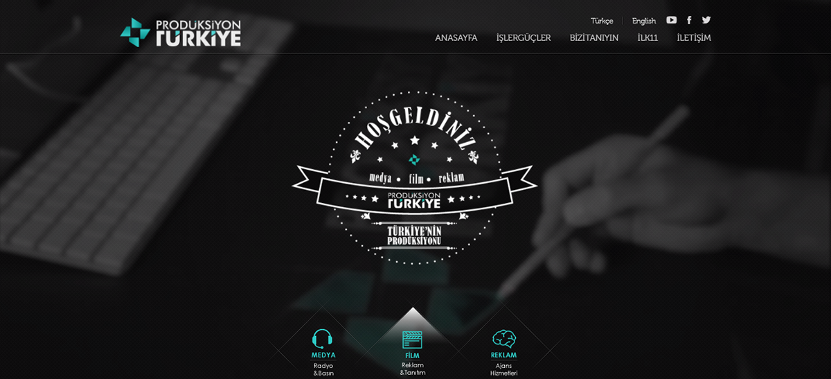 Production Web webpage Webdesign web tasarımı web sayfası produksiyon turkuaz