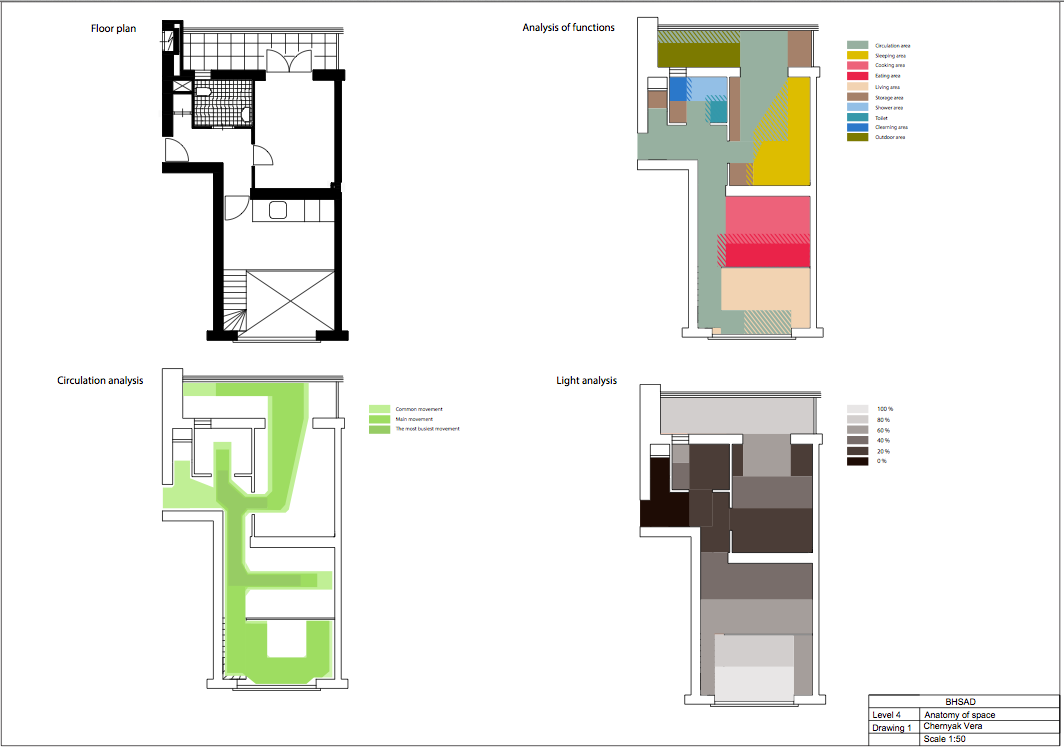 cast diagrams model Technical Drawings Perspective private house